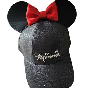 Disney Black and Red Minnie Mouse Hat